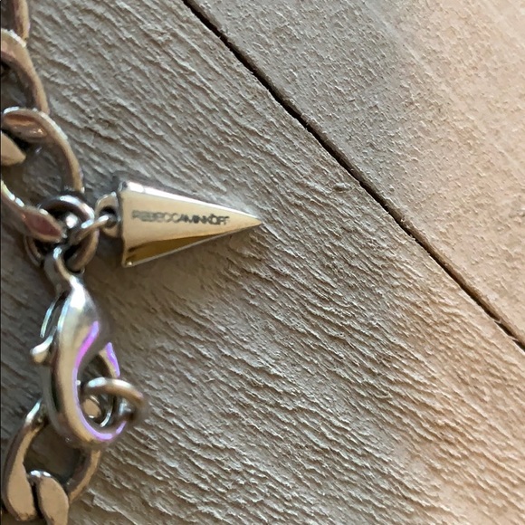 Rebecca Minkoff Womens Silver Pave CZ Runway ID - Picture 3 of 4